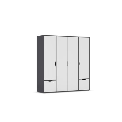 The Narai wardrobe has a handle -less look