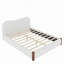 Lit plateforme tapissier avec pieds en bois-1079653069-1079653071