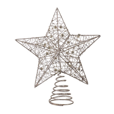 29cm Metal Astrology & Stars Tree Topper