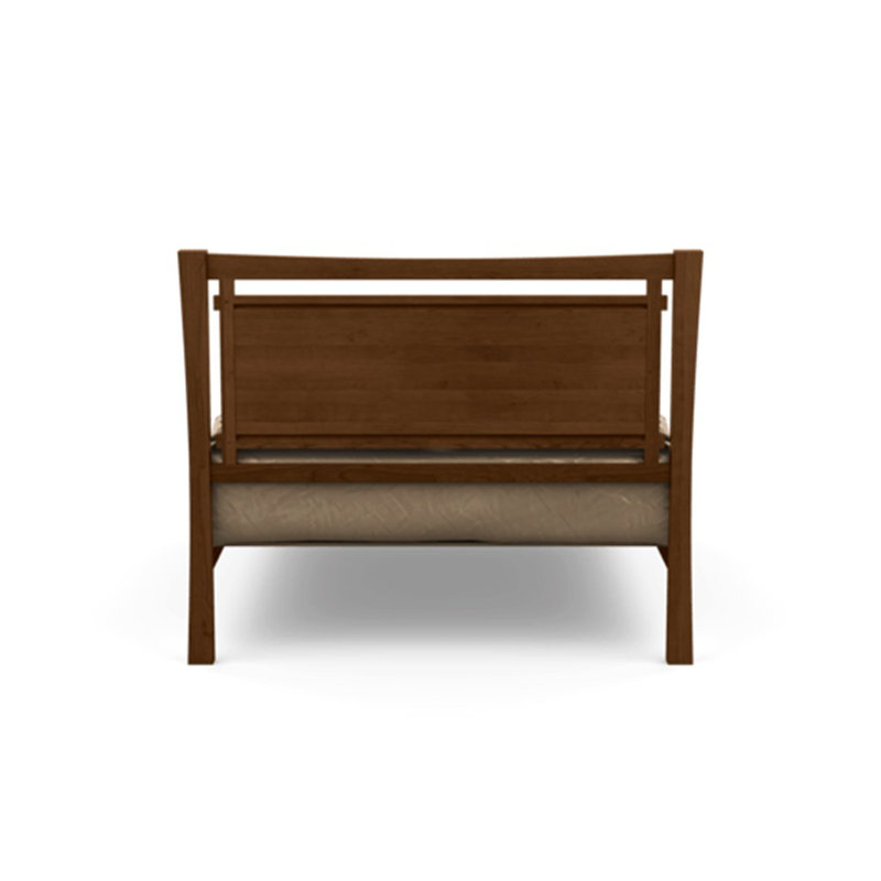 Monterey Upholstered Bed, Natural Cherry, California King, Ebony