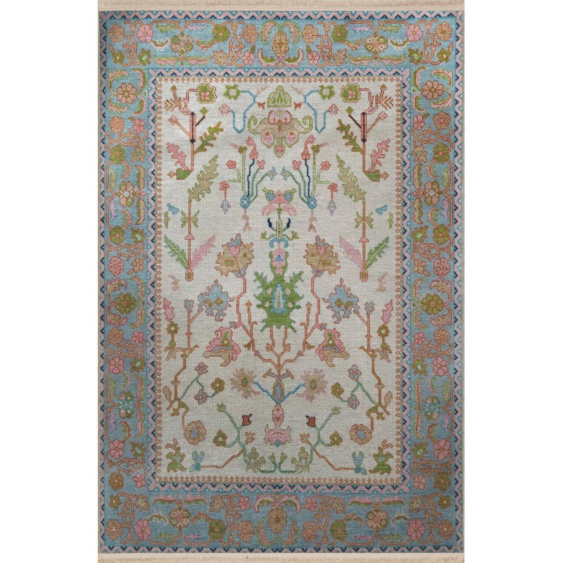 Tapis rectangulaire Yasamine, Rectangle 2 pi 8 po x 5 pi