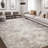 Dagmar Machine Washable Area Rug Abstract Modern Low Pile Indoor Carpet Neutral Non-Slip Backing Floor Mat for Bedroom Dining Room Farmhouse Home Office-750314827-755991379
