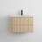 30" Wall Mounted Bathroom Vanity Set With Sink Top, Faucet And Drain, Wood Tune Floating Cabinet-340957876