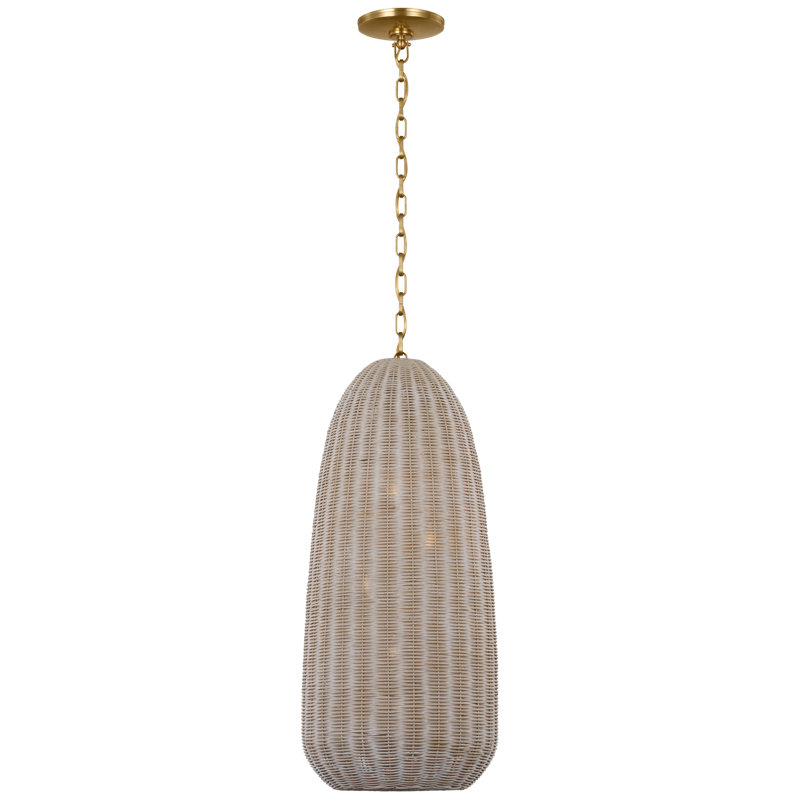 Kokomo Pendant by Chapman & Myers, 46 cm H x 30 cm W, Ash, 30 cm H x 46 cm W