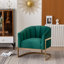 Fauteuil demi-tonneau rembourré l 30 po Romy-1159302595