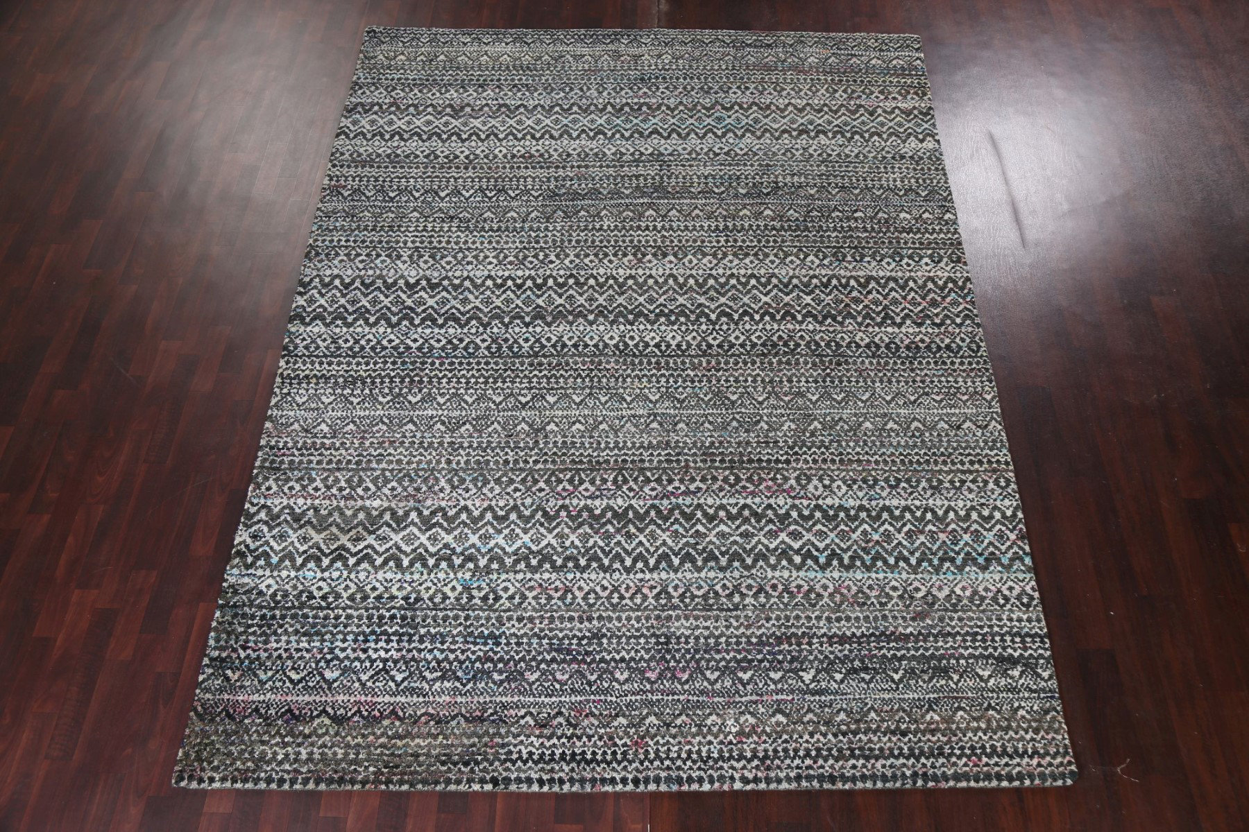 Hokku Designs Handmade Abstract Jute/ Wool Area Rug | Wayfair