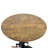 Aqeela Round Solid Wood Top Metal Base Dining Table