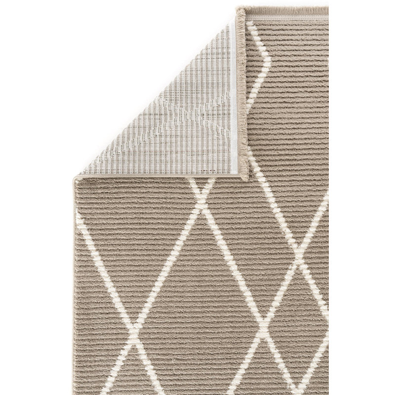Adilenne Geometric and Trellis Indoor / Outdoor Area Rug, Runner 2'7" x 6'6"