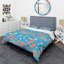 Ensemble de housse de couette mid-century de feuillage tropical rétro corail ii-40702165