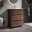 Meuble-lavabo simple avec plateau en céramique Derrance-642435464-642435478