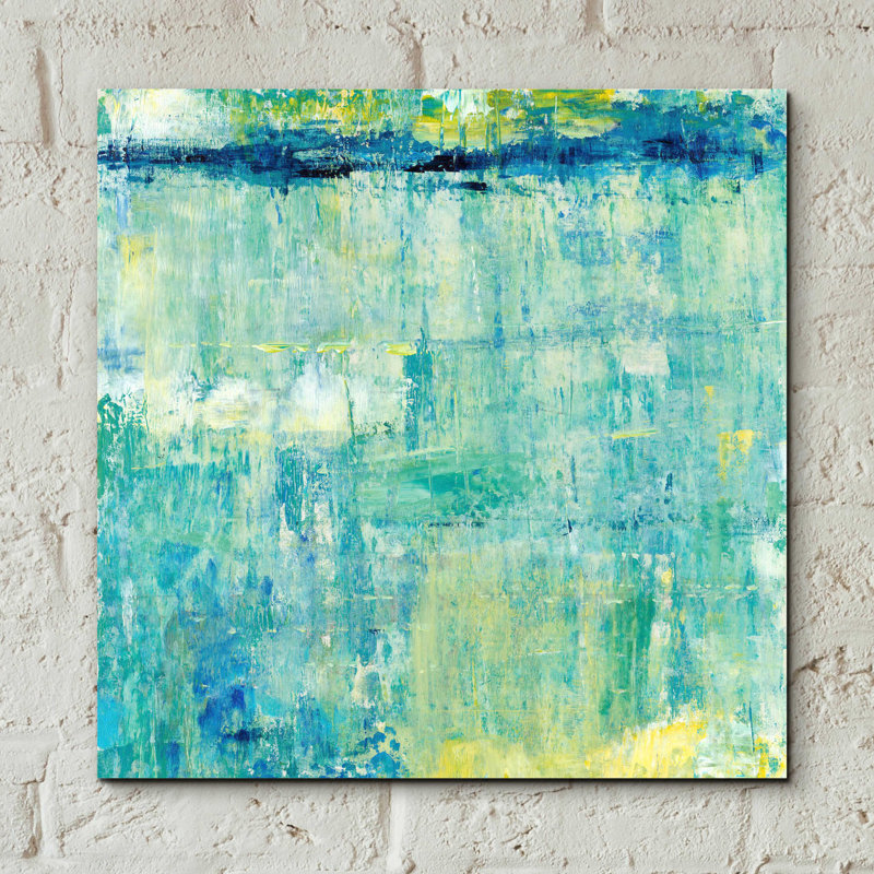 «Water Reflection II» par Tim O'Toole, art mural en verre acrylique, H 12 po x l 12 po x P 0,13 po