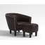 Fauteuil demi-tonneau avec repose-pieds 27,95 po Alverstone-1203471166