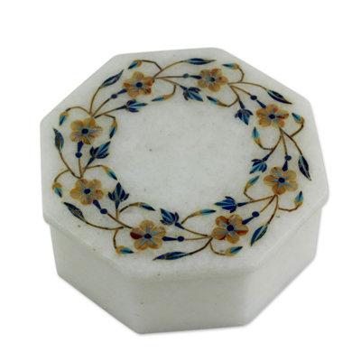 Porcelain China Jewellery Box + Locking