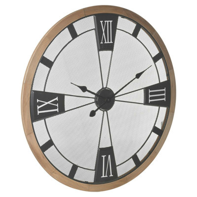 Mcelhaney Wood Wall Clock