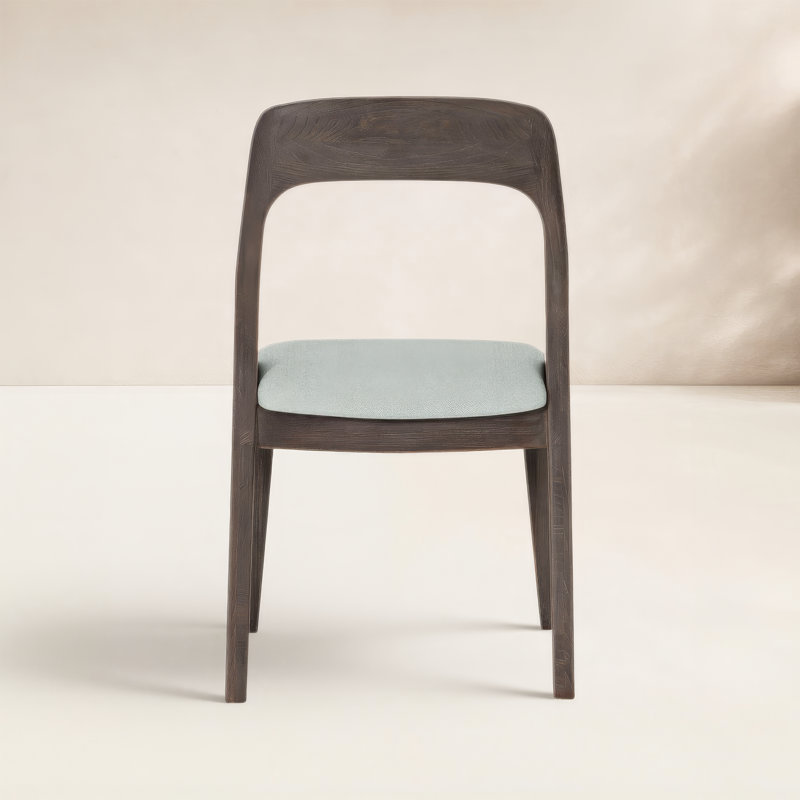 Corfu Outdoor Dining Side Chair, Light Grey Linen 6032-010