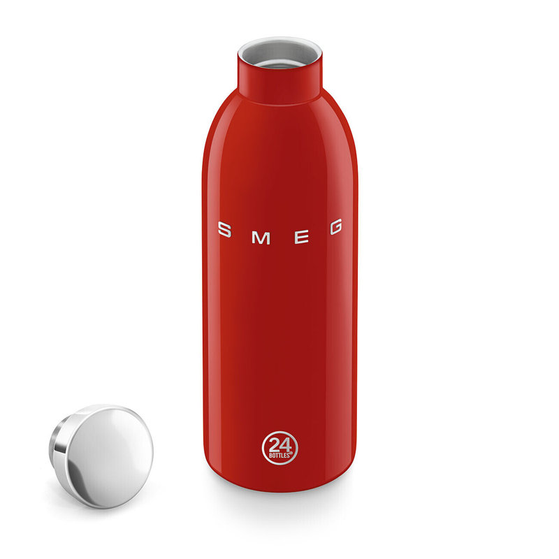 Smeg X 24 bouteilles Clima 500 ml, Rouge