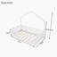Lit simple à plancher surélevé, lit En Montessori avec éclairage pour enfants, garçons et filles-1759284588-1759284587