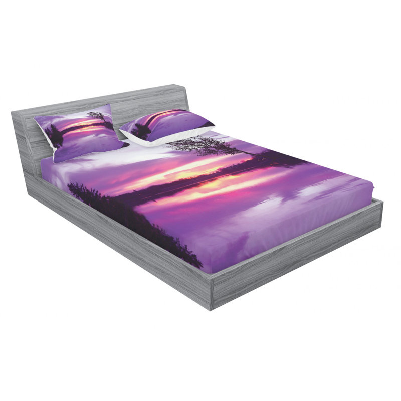 Microfiber Sheet Set, Full Sheet Set with Fitted Sheet