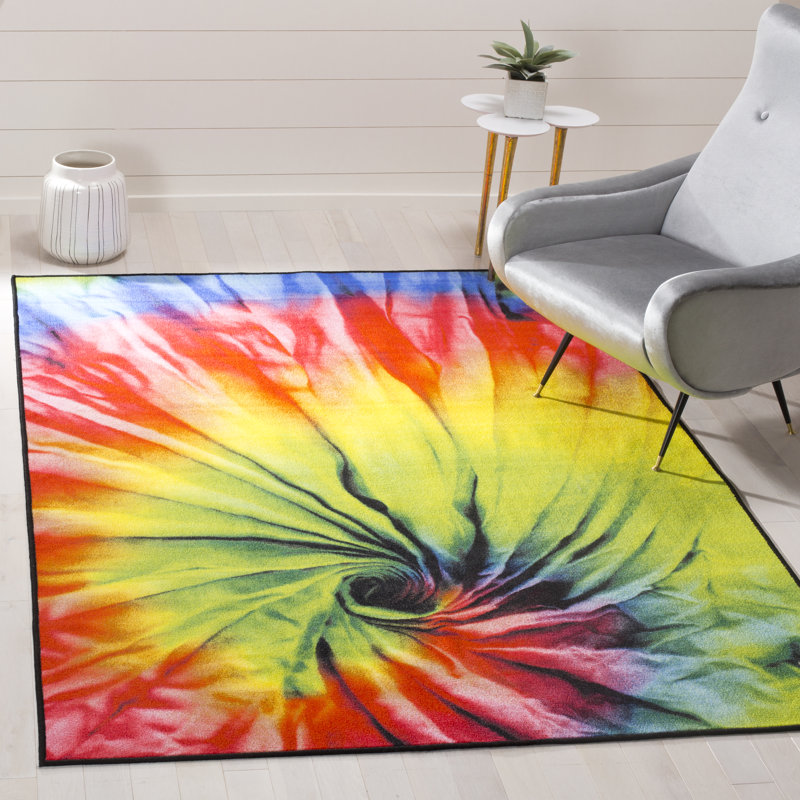 Davila Performance Machine Washable Abstract Rug, Rectangle 7'9" x 10'