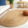 Alexina Natural Fiber Hand Woven Jute Solid Color Rug