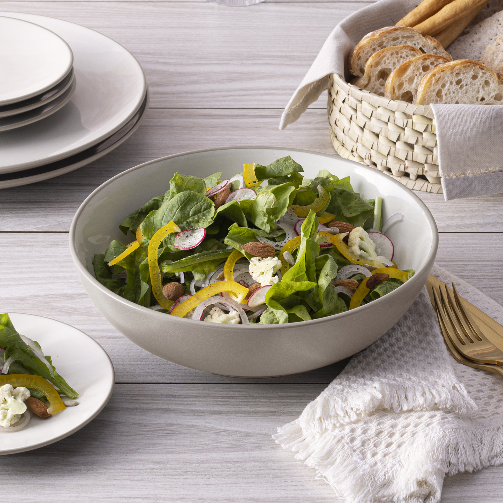 Colorwave Vegetable Bowl, Sand