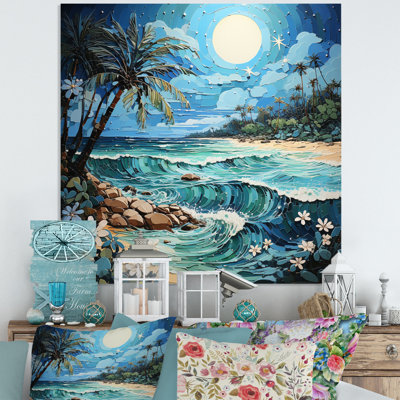 Coastal Island Escape - Nautical & Beach Metal Wall Art -  Rosecliff Heights, B5225ECD6EC849A1847E6C0B98DEC0F2