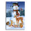 «Snowman with Friends» par William Vanderdasson, art mural en verre acrylique-1535818510