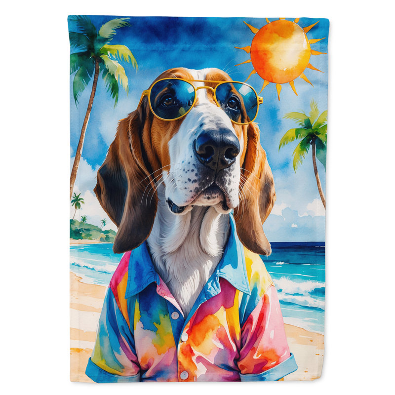 Drapeau de la maison esquimau américain, Basset hound