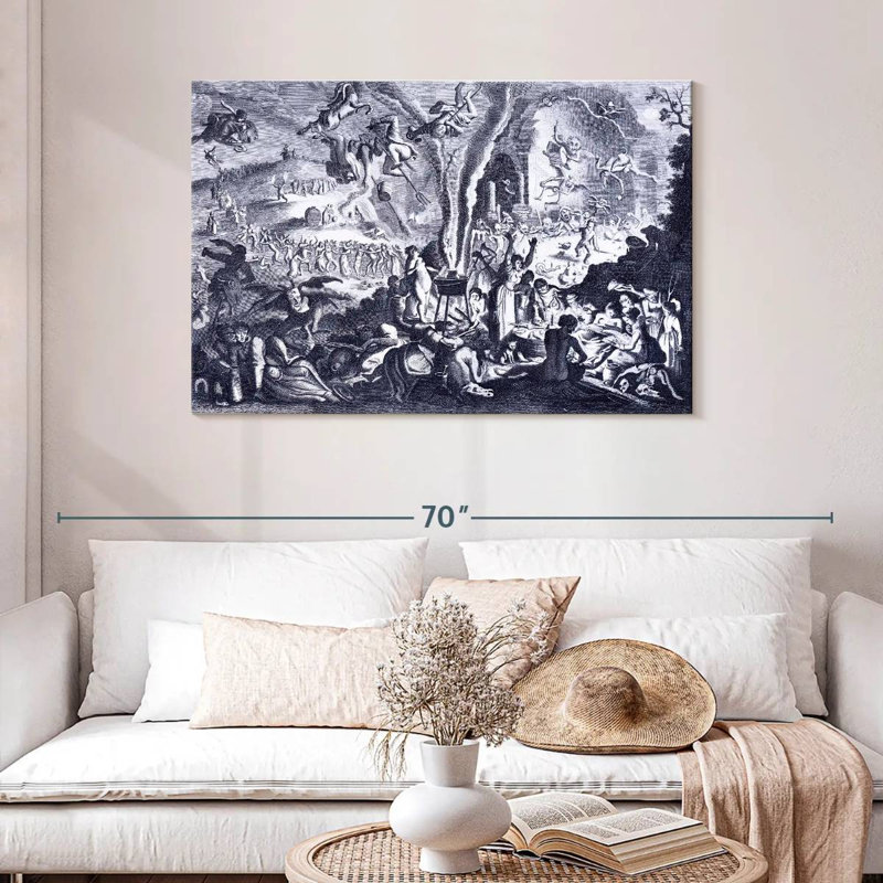 Kelan Witches Sabbath, 30" H x 45" W