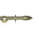 1.9cm Single Curtain Pole