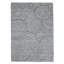 Tapis intérieur gris clair en polypropylène tissé à la main-917130216
