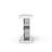 Andreja Mirrored Glass Console Table with Crushed Diamond Inlay