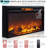 Dilakshika 70'' W Fireplace TV Stand with Sliding Barn Doors-94124100