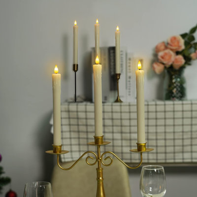 Unscented Flameless Taper Candle