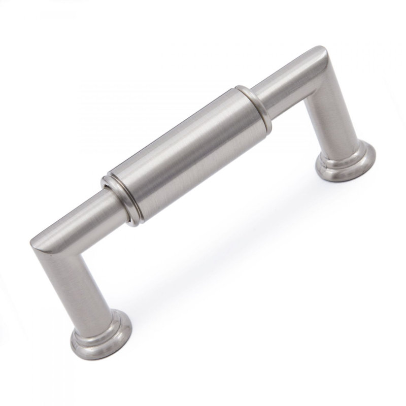 Poignée cylindrique 3 po d'un centre à l'autre, Nickel satiné