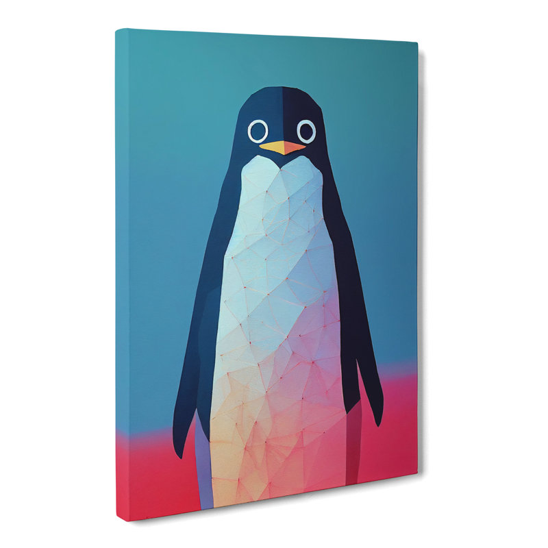 Scanlon Penguin Hypreprism - Wrapped Canvas, 76cm H x 50cm W x 3cm D