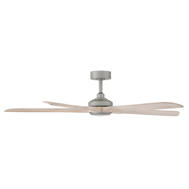 Ventilateur intelligent 58 "Hinkley Fan Layton, Bois de frêne blanchi