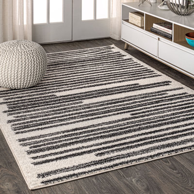 Tapis crème / noir Augie