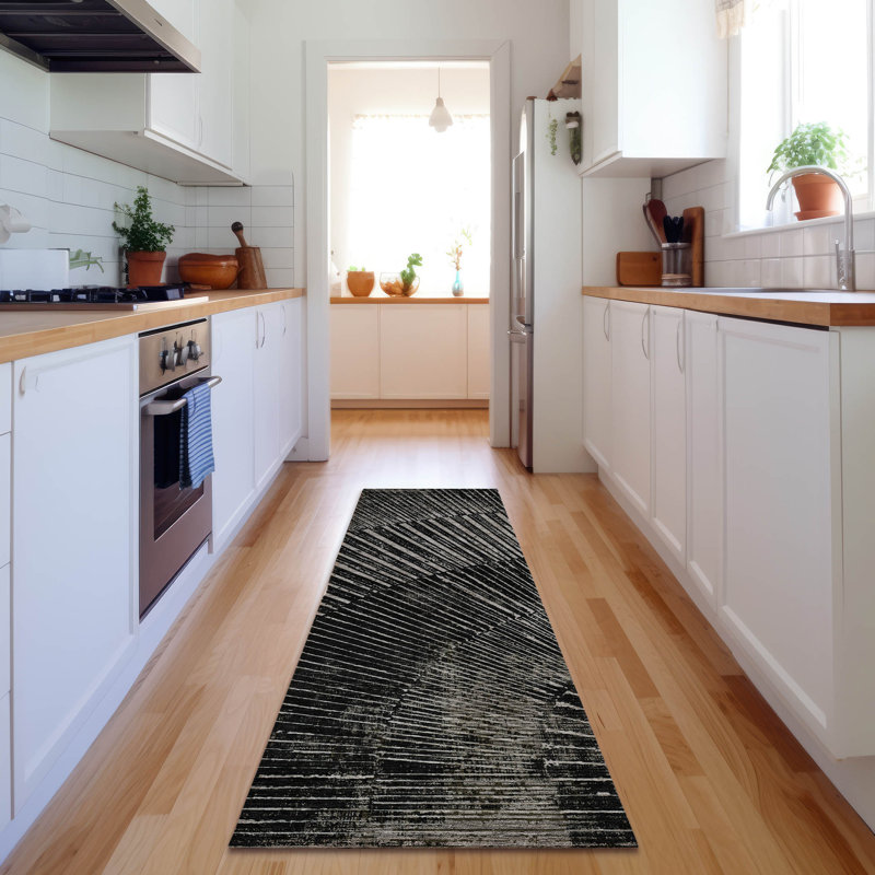 Cerrito AMF542 Premium Machine Washable Area Rug, Tapis de couloir 2 pi 3 po x 7 pi 6 po