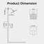 Robinet de douche mural HGN-113078386