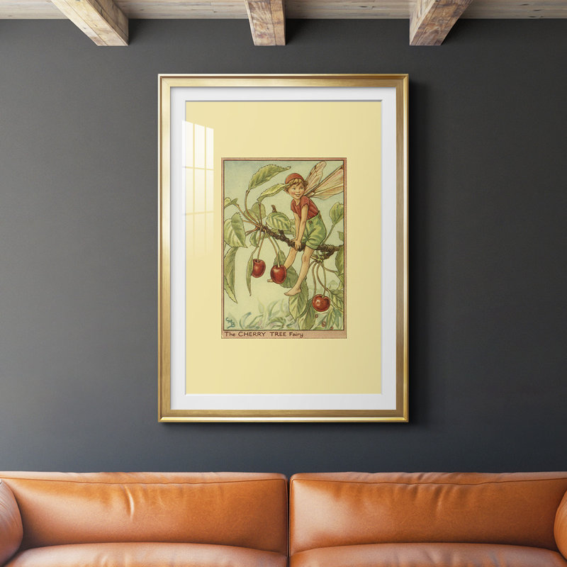 «The Cherry Tree Fairy», reproduction encadrée de qualité supérieure - prête à être accrochée, L 18,5 po x H 24,5 po