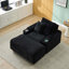Canapé simple confortable avec coussins, repose-pieds et grands espaces de rangement, pour vous détendre et organiser votre espace de vie-798532749