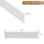 Remplacement 21,25 po remplacement en pierre de quartz durable