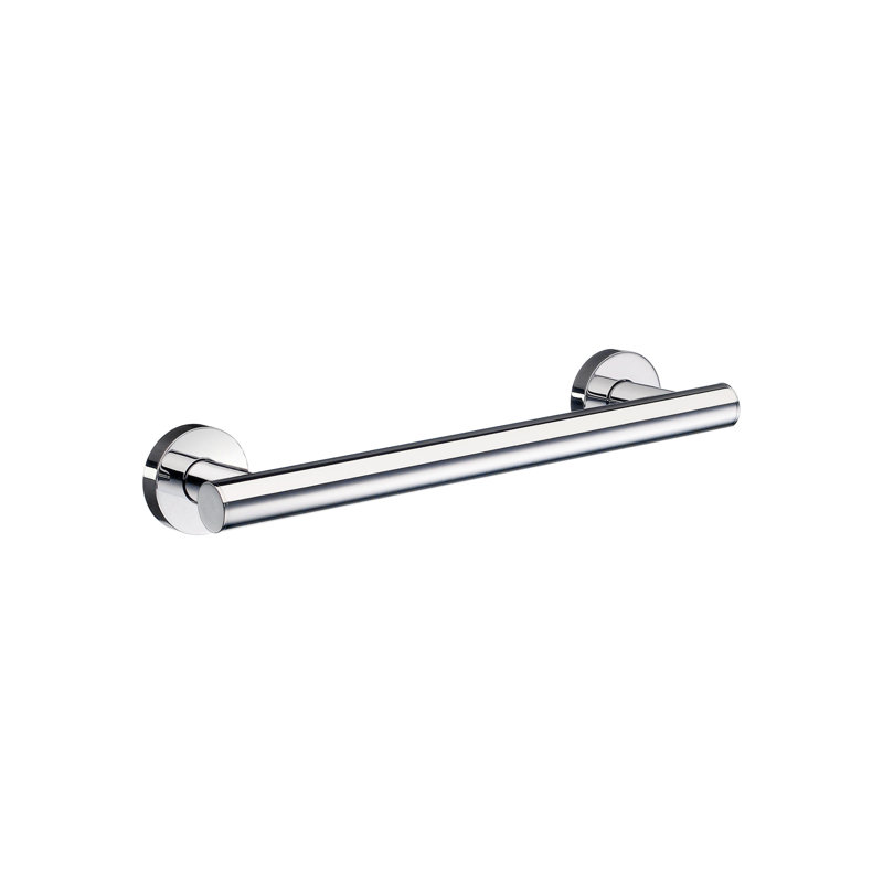 Wall mounted 11" grab bar , Brushed Chrome