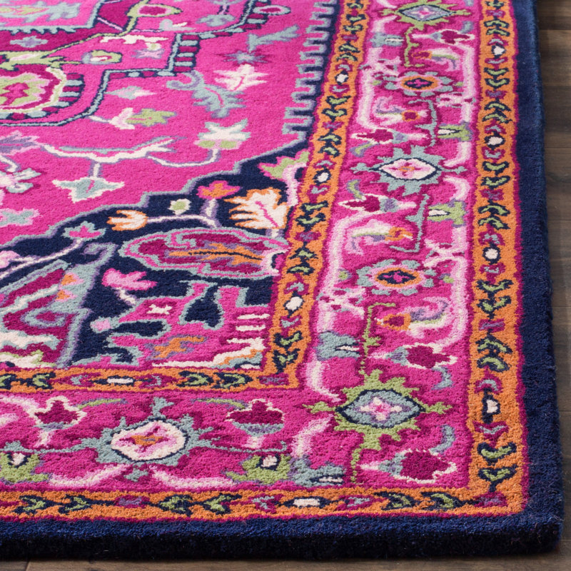 Tapis oriental en laine touffeté à la main Blokzijl, Rectangle 6 pi x 9 pi