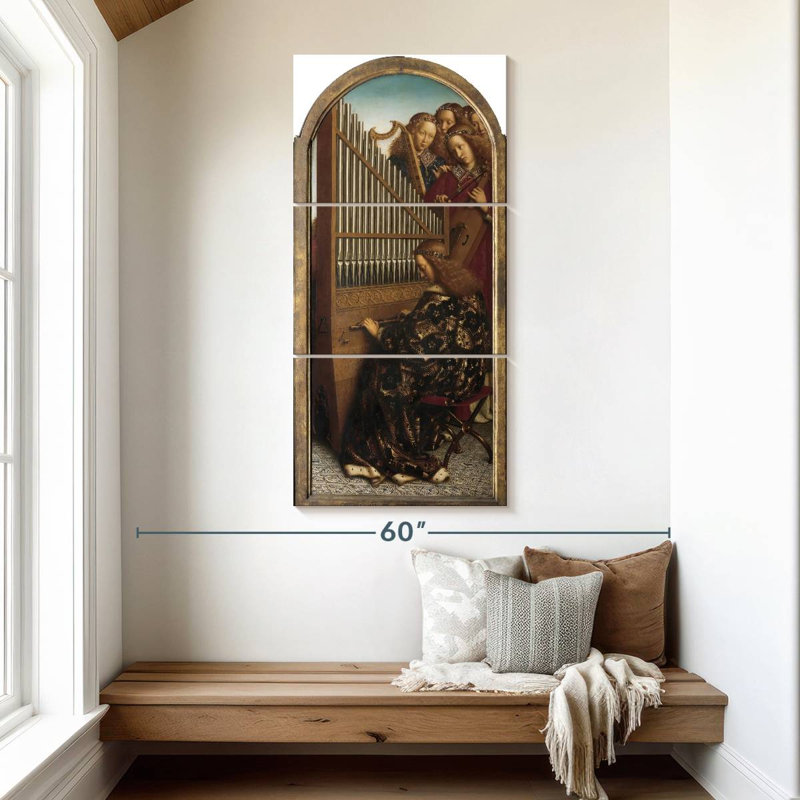 Retable de Ghent - Ange, H 52 po x l 24 po