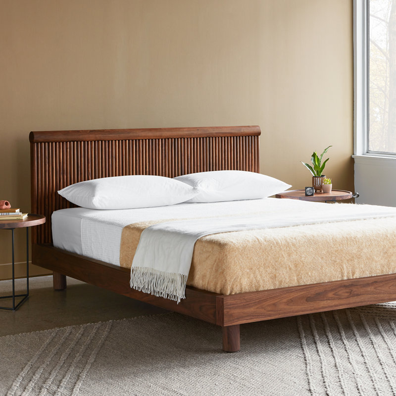 Odeon Bed, Classic Walnut, King