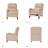Beecher 28.75" Wide Leather Club Recliner-2039347252