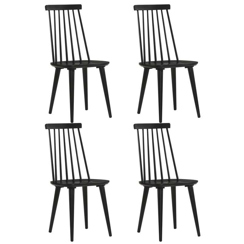 Chaise en bois massif Devonya, 4