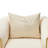 Sassani Accent Chair - Crepe/Gold